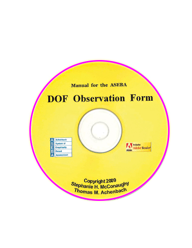 DIRECT OBSERVATION FORM MANUAL - ELECTRONIC DELIVERY
